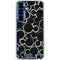 Disney Mickey Mouse Logo Pattern Galaxy S25 Clear Case